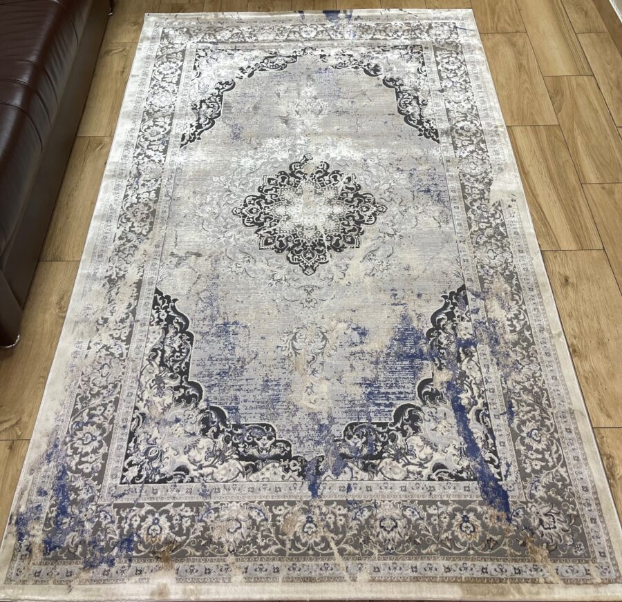 Прямоугольный ковёр Panda  BB332A_L_GREY_C_BLUE, Турция