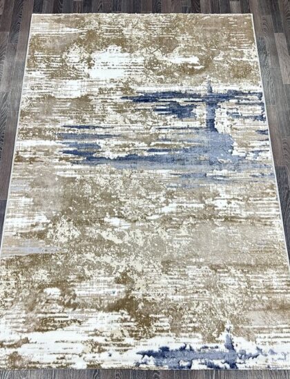 D068A_CREAM SHIRINK / BLUE FDY