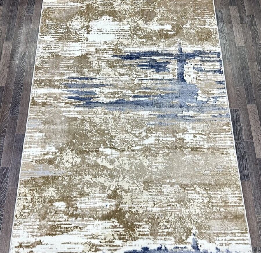 D068A_CREAM SHIRINK / BLUE FDY