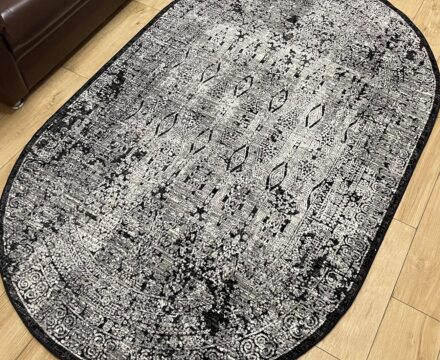 Овальный ковёр Tiffany  0DK51A_BLACK_COCONUTMILK, Турция