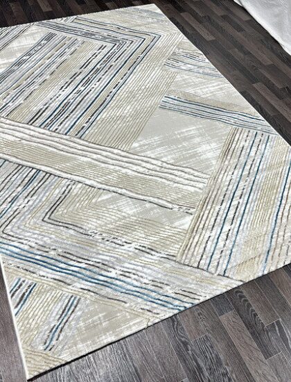 B048A_BLUE FDY / BEIGE SHRINK