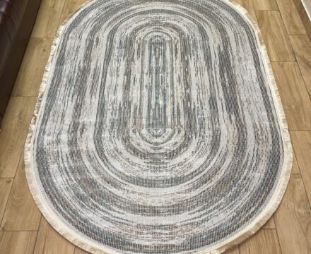 Овальный ковёр Carina 4908A_CREAM_CREAM, Турция