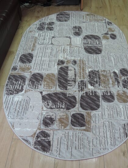 Овальный ковёр Armada  3405A_GREY_GREY, Турция