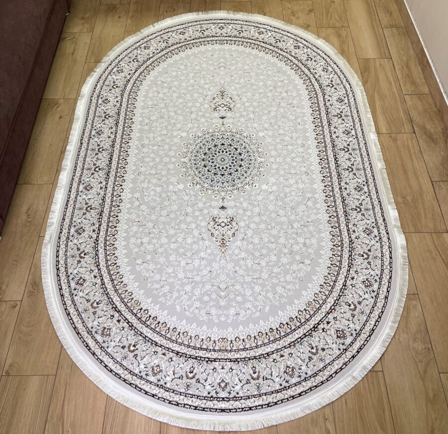 Овальный ковёр Irani lux 6924A_CREAM_CREAM, Турция