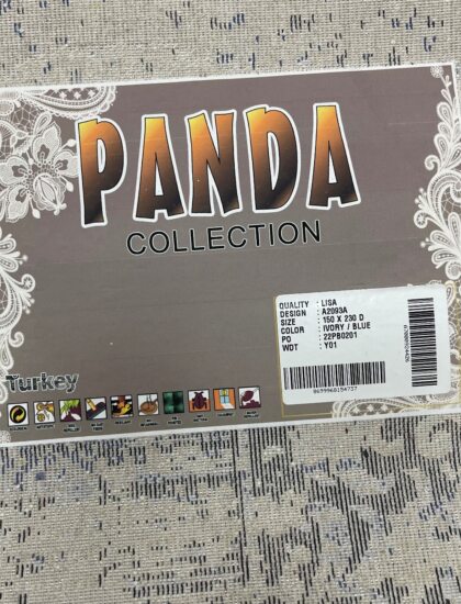 Прямоугольный ковёр Panda  A2093A_IVORY_BLUE, Турция