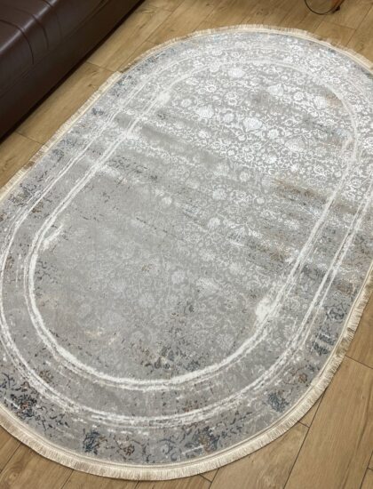Овальный ковёр Carina 4913A_GREY_GREY, Турция