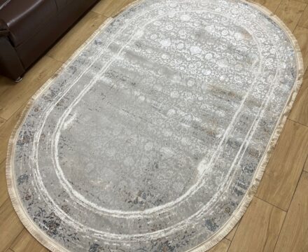 Овальный ковёр Carina 4913A_GREY_GREY, Турция