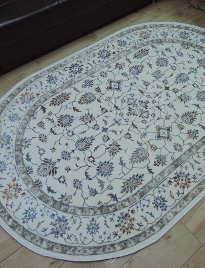 Овальный ковёр Selin  2887A_CREAM_CREAM, Турция