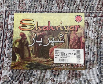 Прямоугольный ковёр Shahriyar 3854N_CREAM_CREAM, Турция