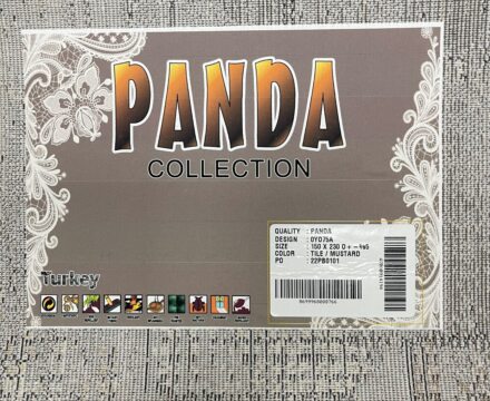 Овальный ковёр Panda  0YO75A_TILE_MUSTARD, Турция