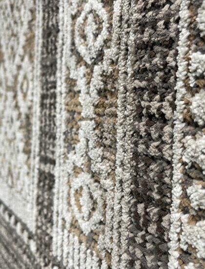 Прямоугольный ковёр Effero  A501BL_D_GREY_GREY, Турция