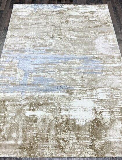 D068A_CREAM SHIRINK / BLUE FDY