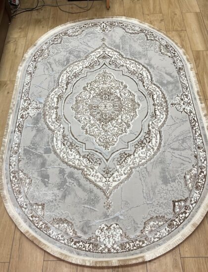 Овальный ковёр Carina 5382A_BROWN_BROWN, Турция