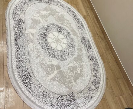 Овальный ковёр Valentino + vigo 5994A_L_GREY_L_GREY, Турция