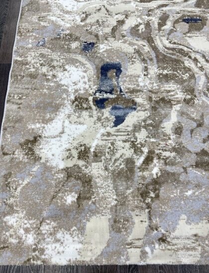 D070B_CREAM SHIRINK / BLUE FDY