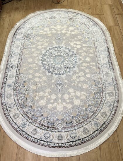 Овальный ковёр Irani lux 6763A_GREY_GREY, Турция