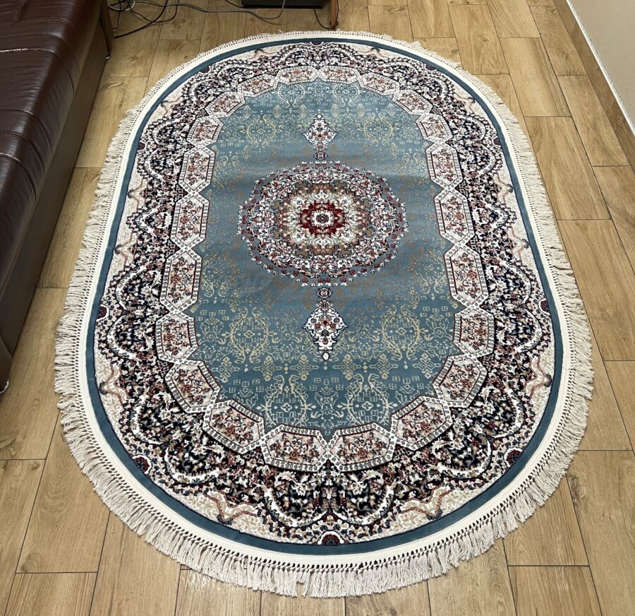 Овальный ковёр Shahriyar 4057A_BLUE_BLUE, Турция
