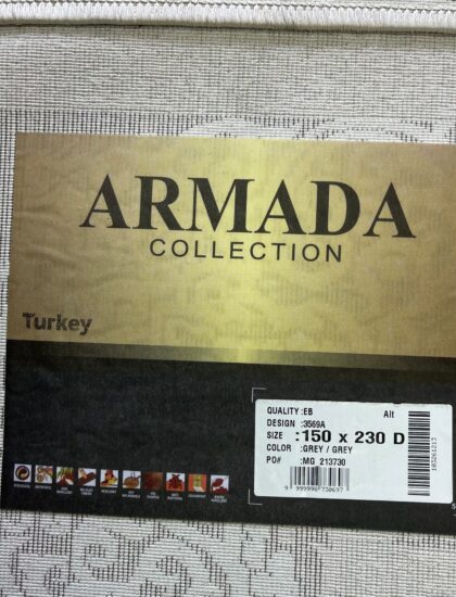 Прямоугольный ковёр Armada 3569A_GREY_GREY, Турция