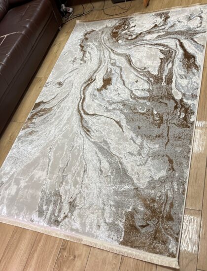 Прямоугольный ковёр Carina 5384A_BROWN_BROWN, Турция