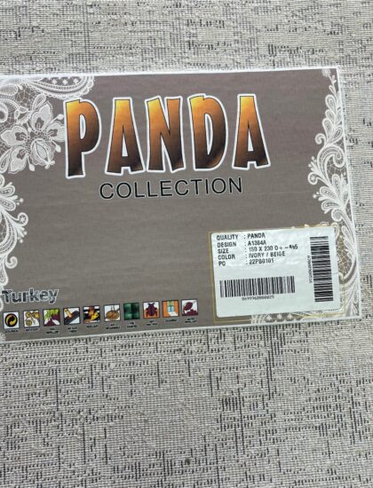 Овальный ковёр Panda  A1384A_IVORY_BEIGE, Турция