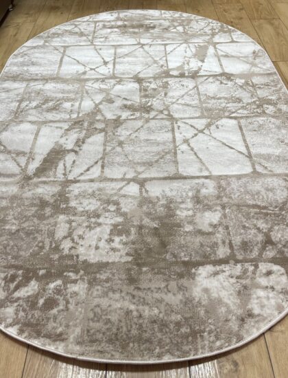 Овальный ковёр Atlas 3626A_VIZON_BEIGE, Турция