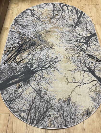 Овальный ковёр Panda  BB334A_L_GREY_C_ANTRASIT, Турция