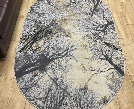 Овальный ковёр Panda  BB334A_L_GREY_C_ANTRASIT, Турция