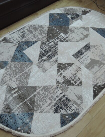 Овальный ковёр Palmira 2491B_CREAM_CREAM, Турция