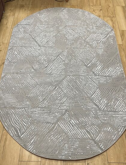 Овальный ковёр Roma  4027A_GREY_GREY, Турция