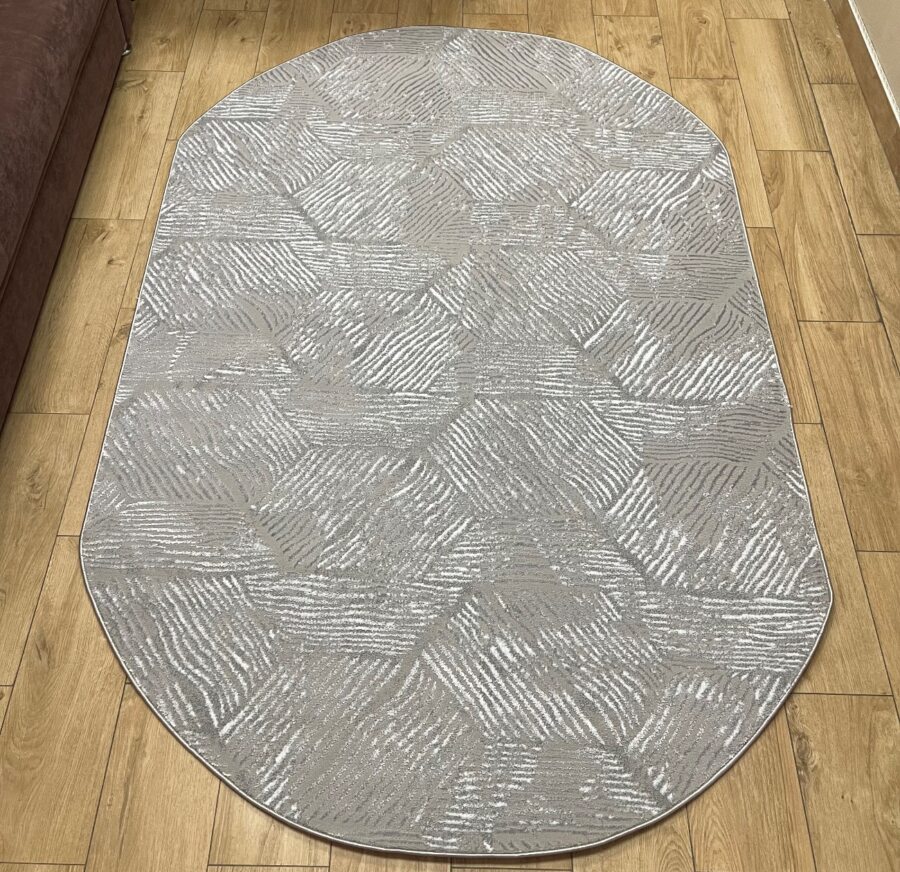 Овальный ковёр Roma  4027A_GREY_GREY, Турция