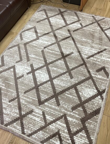 Прямоугольный ковёр Sun_life  A945AC_L_BEIGE_P_WHITE, Турция