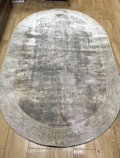 Овальный ковёр Panda  A1384A_IVORY_BEIGE, Турция