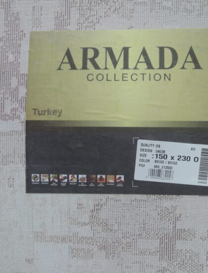 Овальный ковёр Armada  3403B_BEIGE_BEIGE, Турция
