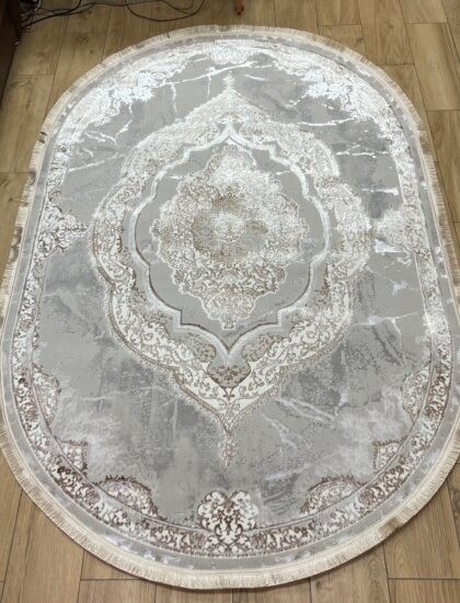 Овальный ковёр Carina 5382A_BROWN_BROWN, Турция