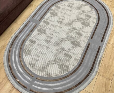Овальный ковёр Liza 6377A_GREY_GREY, Турция