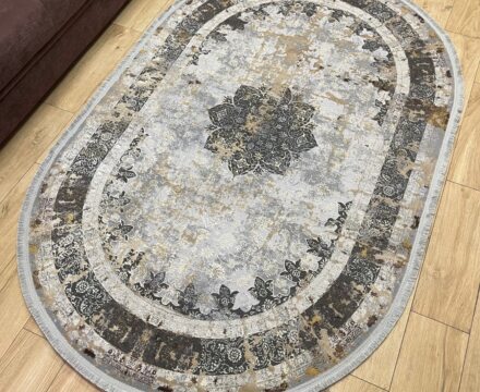 Овальный ковёр Liza 6374A_BEIGE_BEIGE, Турция