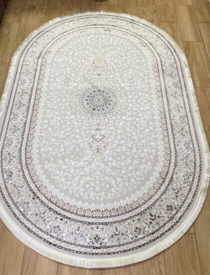 Овальный ковёр Irani lux 6924A_CREAM_CREAM, Турция