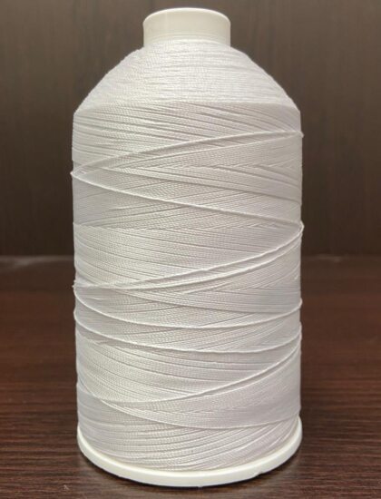 Лавсановая нить для оверлока белая Вторичная