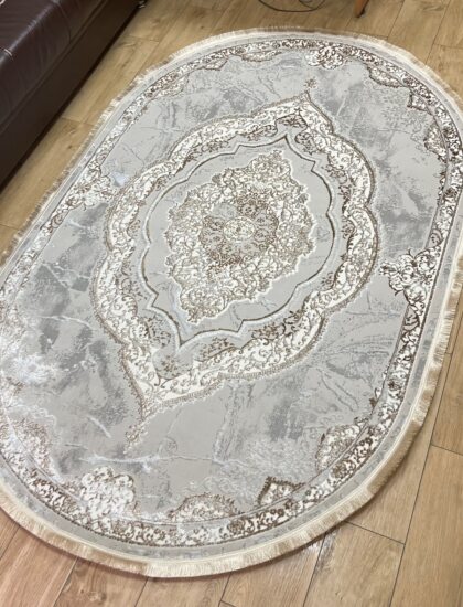 Овальный ковёр Carina 5382A_BROWN_BROWN, Турция