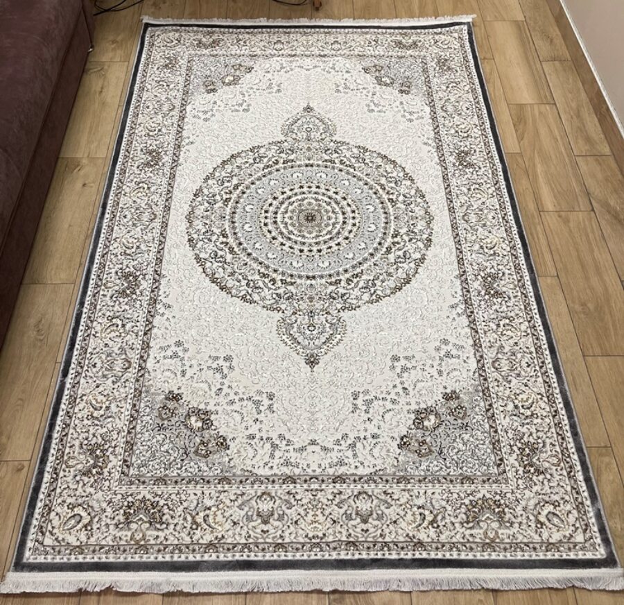 Прямоугольный ковёр Hilton 5297K_GREY_GREY, Турция