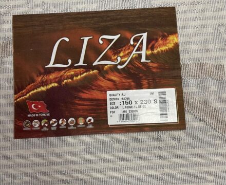 Овальный ковёр Liza 6376A_BEIGE_BEIGE, Турция