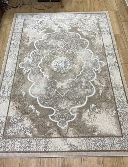 Квадратный ковёр Palermo 01289C_CREAM_L_BEIGE, Турция