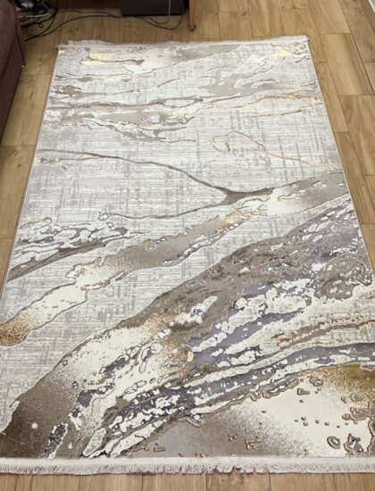 Овальный ковёр Hilton 5982A_BEIGE_BEIGE, Турция