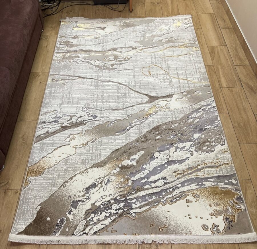 Овальный ковёр Hilton 5982A_BEIGE_BEIGE, Турция