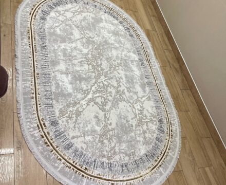 Овальный ковёр Valentino + vigo 6025A_GOLD_GOLD, Турция