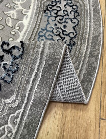 Овальный ковёр Atlas 3373A_GREY_BLUE, Турция