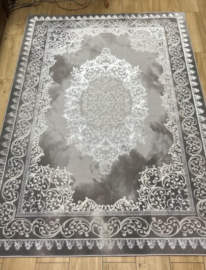 Прямоугольный ковёр Palermo 0102SA_C_L_GREY_C_GREY, Турция