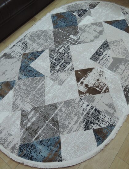 Овальный ковёр Palmira 2491A_CREAM_CREAM, Турция