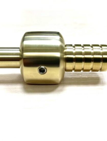 Длина 1,1 м. Ковродержатель из латуни L022 Пруток 12 мм