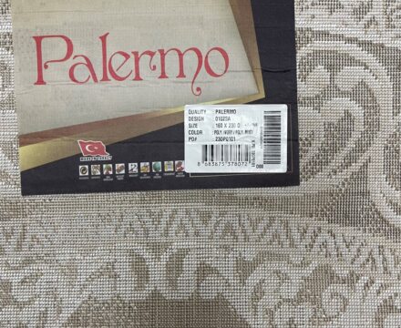 Круглый ковёр Palermo 0102SA_IVORY_BEIGE, Турция